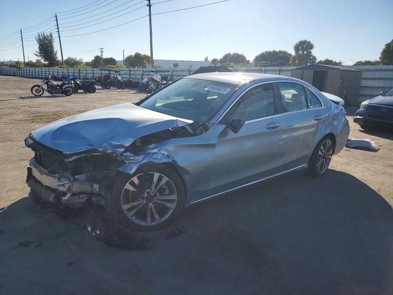 MERCEDES-BENZ C 2015 with VIN 55SWF4JB8FU054591 - Photo from auction