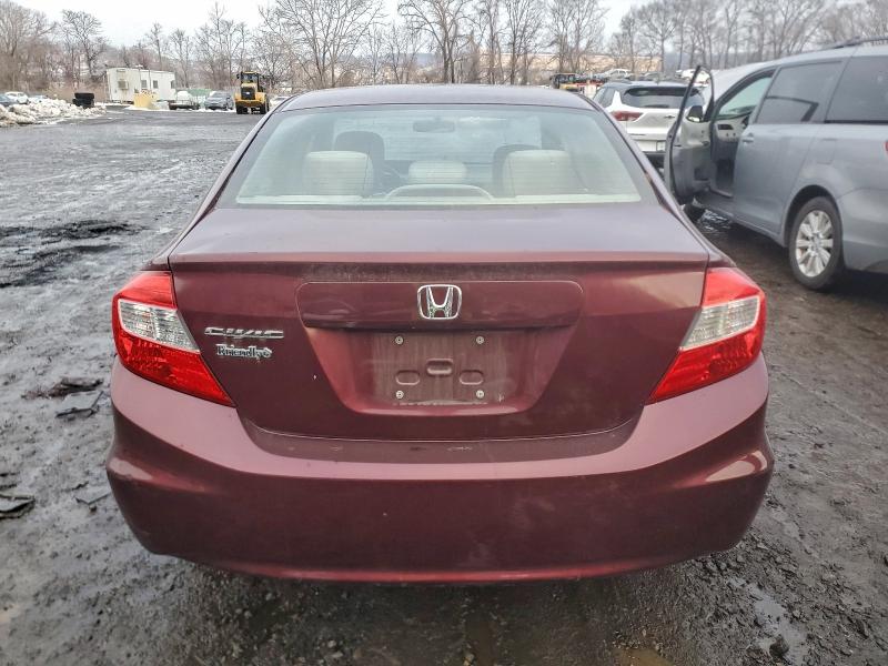 Photo 6 from auction – 2012 HONDA CIVIC LX with VIN 2HGFB2F50CH603566