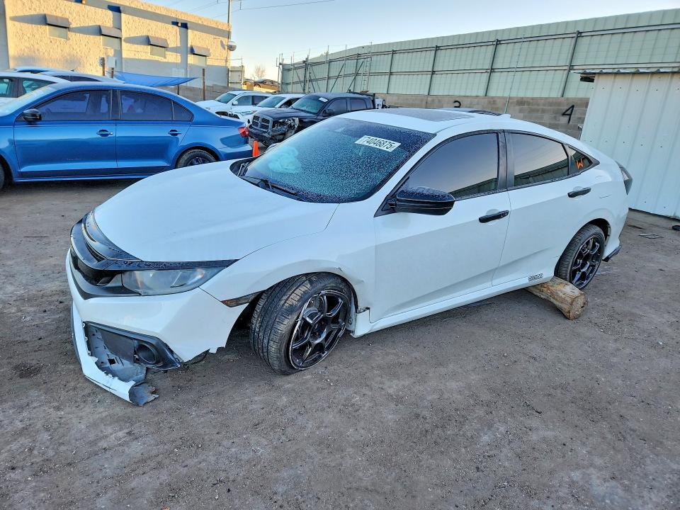 HONDA CIVIC EX 2019 with VIN 19XFC1F38KE216312 - Photo from auction