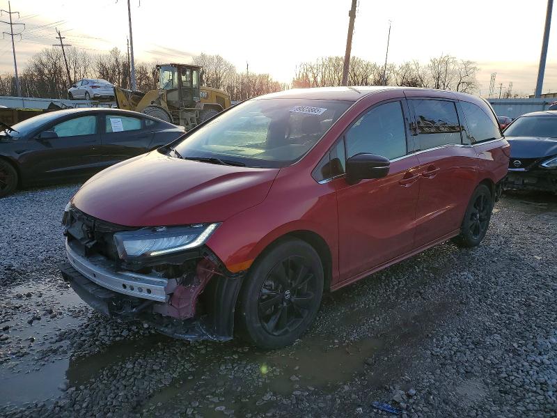 Photo 1 from auction – 2023 HONDA ODYSSEY with VIN 5FNRL6H76PB059584