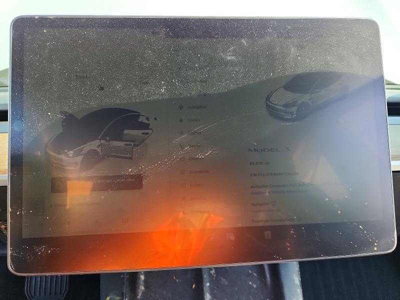 Photo 9 from auction – 2022 TESLA MODEL 3 with VIN 5YJ3E1EA8NF299235