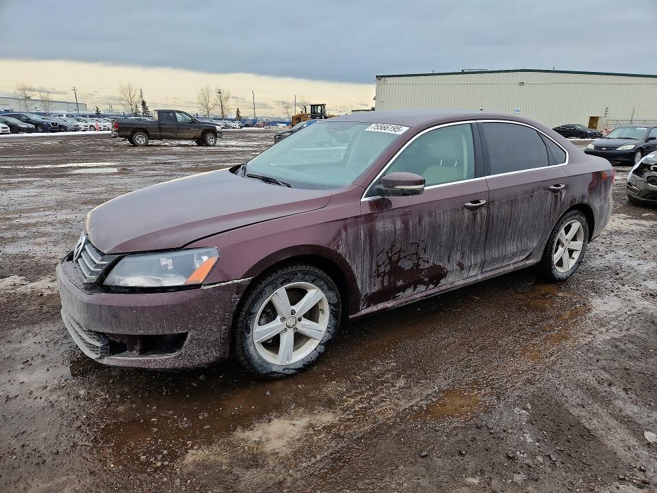 VOLKSWAGEN PASSAT 2013 with VIN 1VWBH7A32DC027074 - Photo from auction