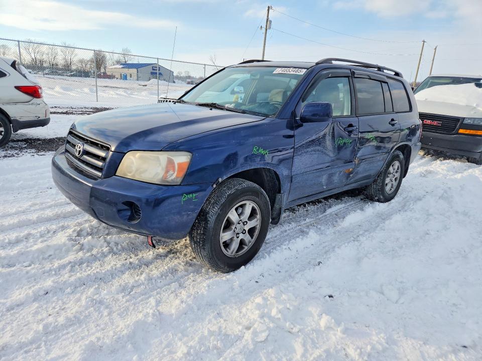 TOYOTA HIGHLANDER 2004 with VIN JTEDP21A340021877 - Photo from auction