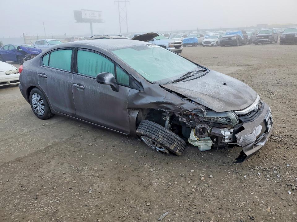 Photo 4 from auction – 2012 HONDA CIVIC LX with VIN 2HGFB2F53CH607045