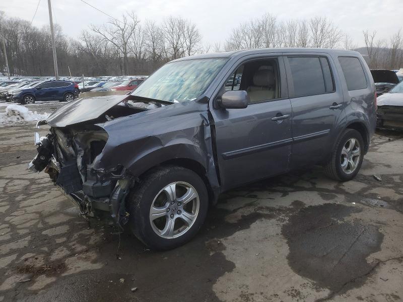 HONDA PILOT EXLN 2014 with VIN 5FNYF4H72EB012685 - Photo from auction