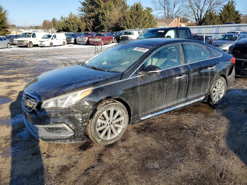 HYUNDAI SONATA 2016 with VIN 5NPE34AFXGH321127 - Photo from auction