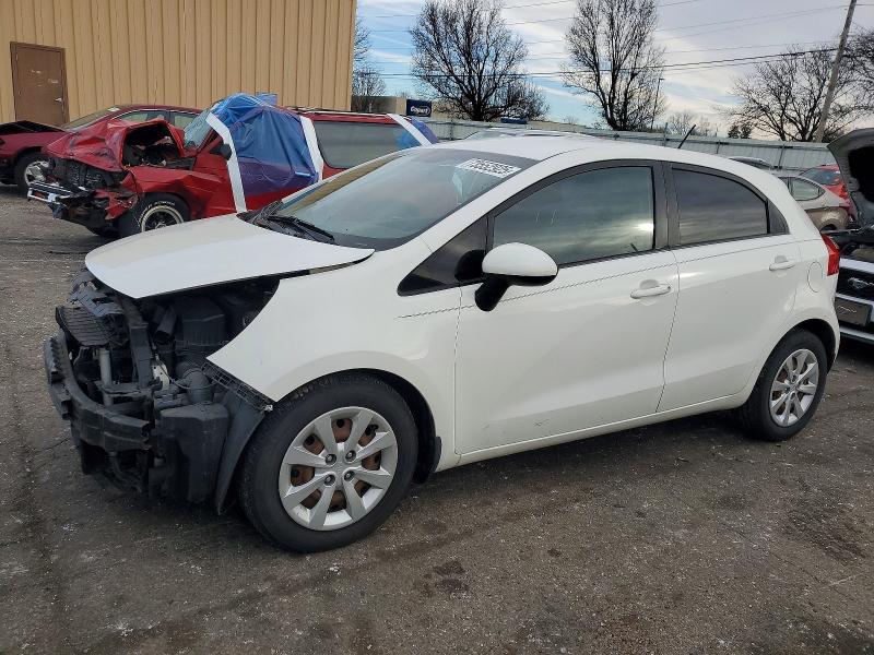 KIA RIO LX 2013 with VIN KNADM5A34D6262499 - Photo from auction