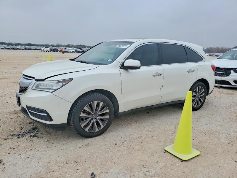 ACURA MDX TECHNO 2015 with VIN 5FRYD3H44FB011267 - Photo from auction