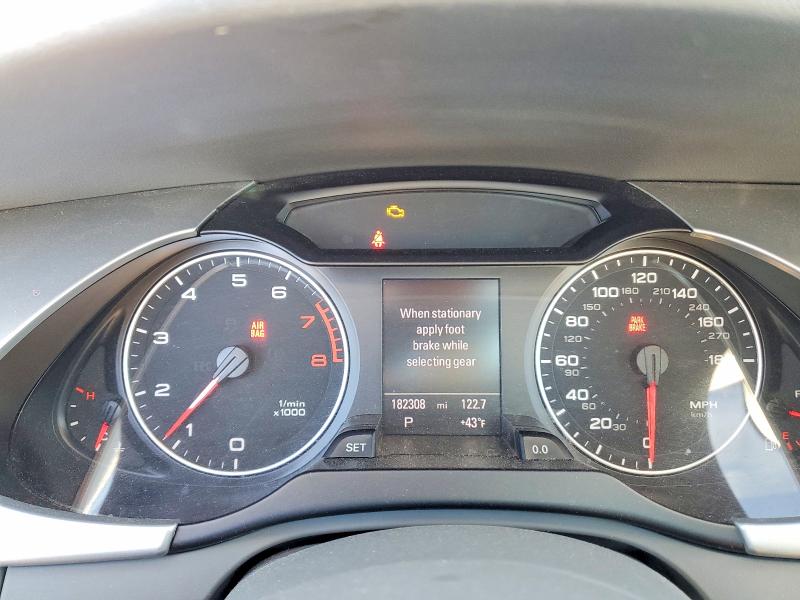 Photo 9 from auction – 2012 AUDI A4 PREMIUM with VIN WAUWFAFL7CA073359