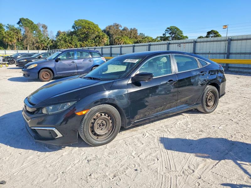 HONDA CIVIC LX 2019 with VIN 19XFC2F62KE019183 - Photo from auction