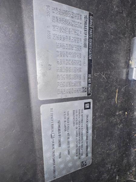 Photo 10 from auction – 2015 GMC CANYON with VIN 1GTH6AEA1F1196980