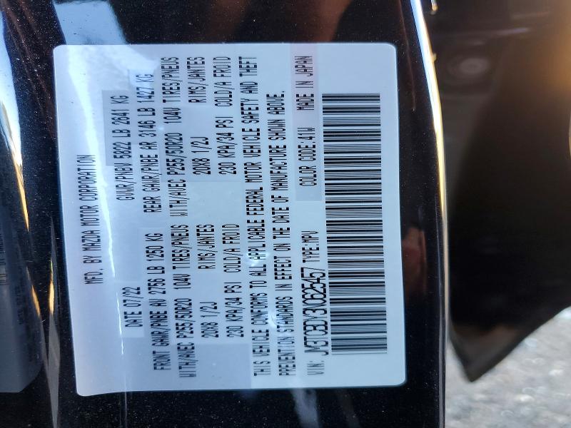 Photo 14 from auction – 2022 MAZDA CX-9 GRAND with VIN JM3TCBDY3N0625457