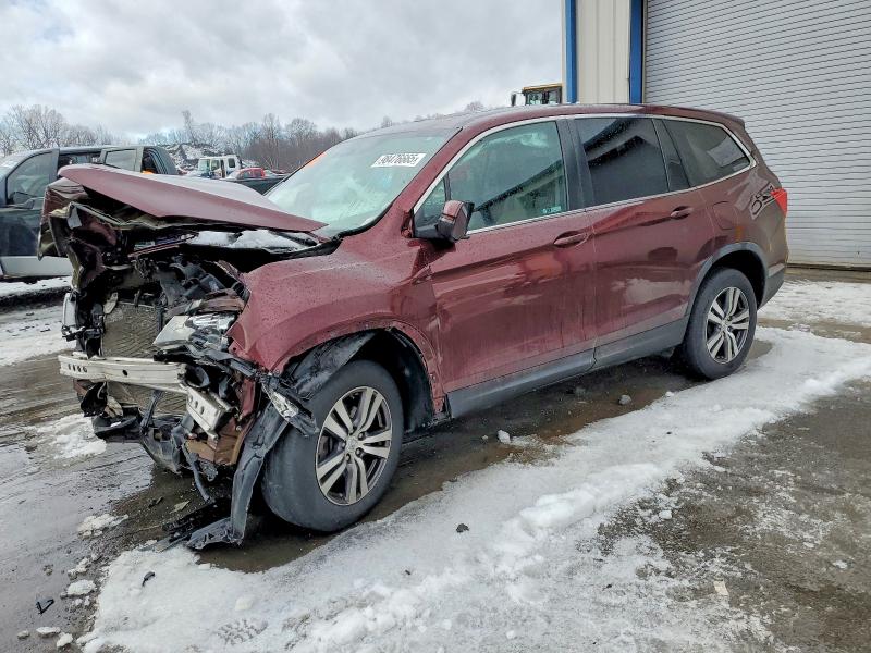 HONDA PILOT EXL 2018 with VIN 5FNYF6H53JB057512 - Photo from auction
