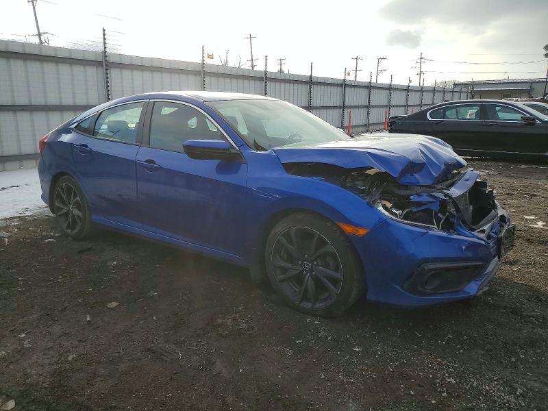 Photo 4 from auction – 2019 HONDA CIVIC with VIN 19XFC2F81KE021895