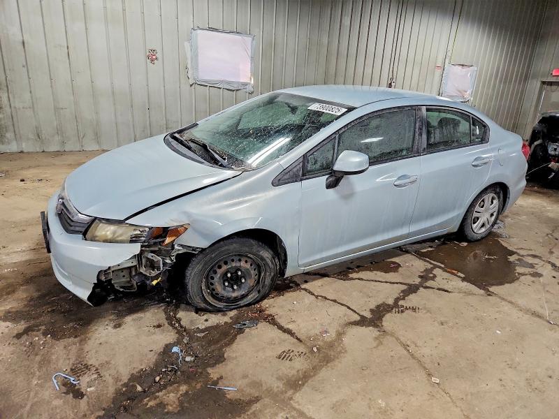 HONDA CIVIC LX 2012 with VIN 19XFB2F54CE054013 - Photo from auction