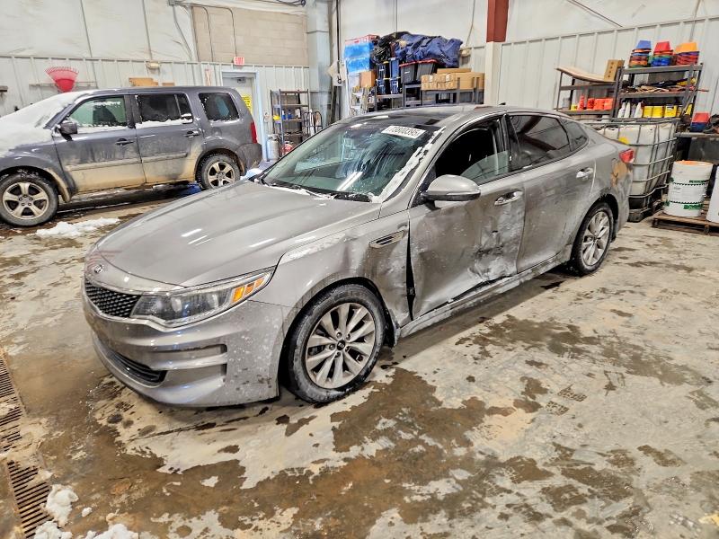 KIA OPTIMA 2017 with VIN 5XXGU4L35HG167481 - Photo from auction