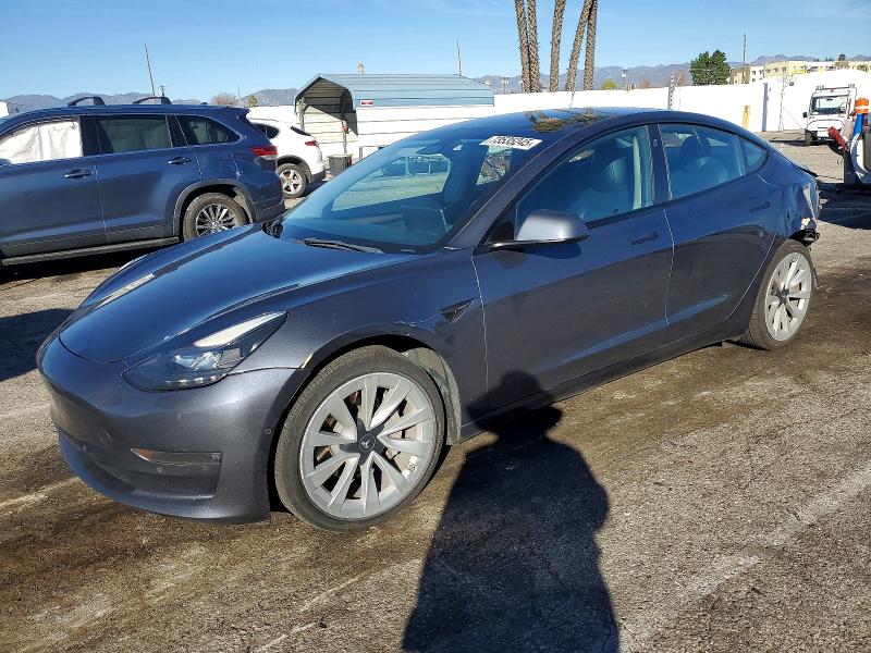 TESLA MODEL 3 2022 with VIN 5YJ3E1EBXNF342126 - Photo from auction