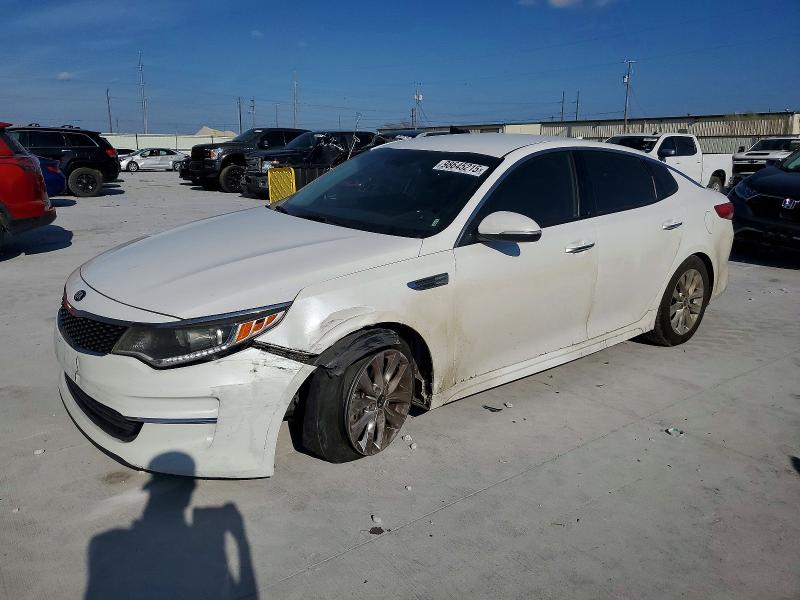 KIA OPTIMA EX 2018 with VIN 5XXGU4L39JG225887 - Photo from auction