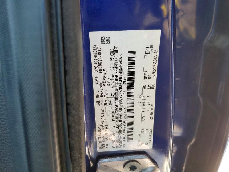 Photo 14 from auction – 2013 FORD ESCAPE S with VIN 1FMCU0F72DUB44262