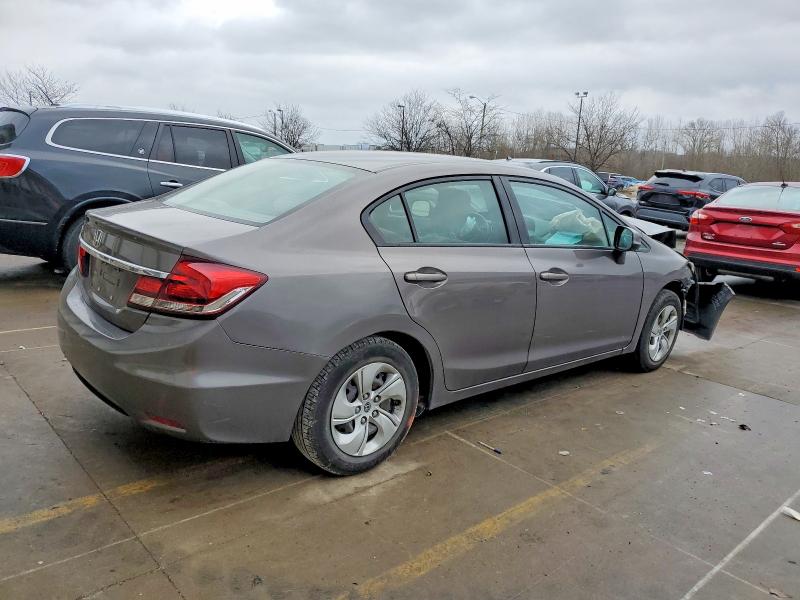 Photo 3 from auction – 2013 HONDA CIVIC with VIN 19XFB2F50DE203289