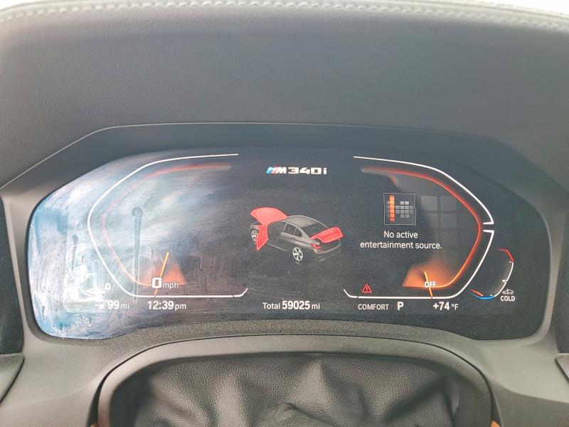 Photo 9 from auction – 2021 BMW M340XI with VIN 3MW5U9J01M8C17871