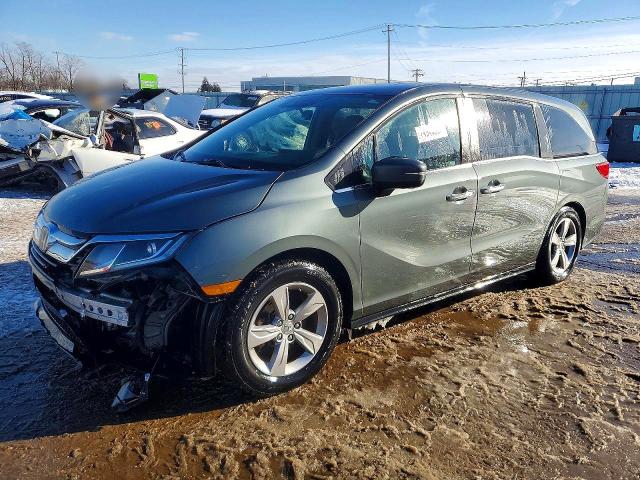 HONDA ODYSSEY EX 2018 with VIN 5FNRL6H76JB111917 - Photo from auction