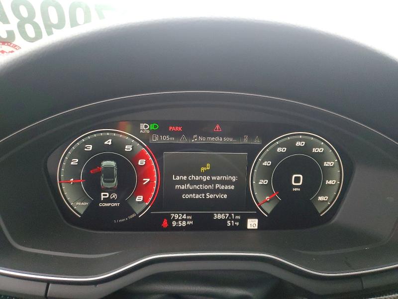 Photo 9 from auction – 2024 AUDI S5 PREMIUM with VIN WAUW4GF54RN005063