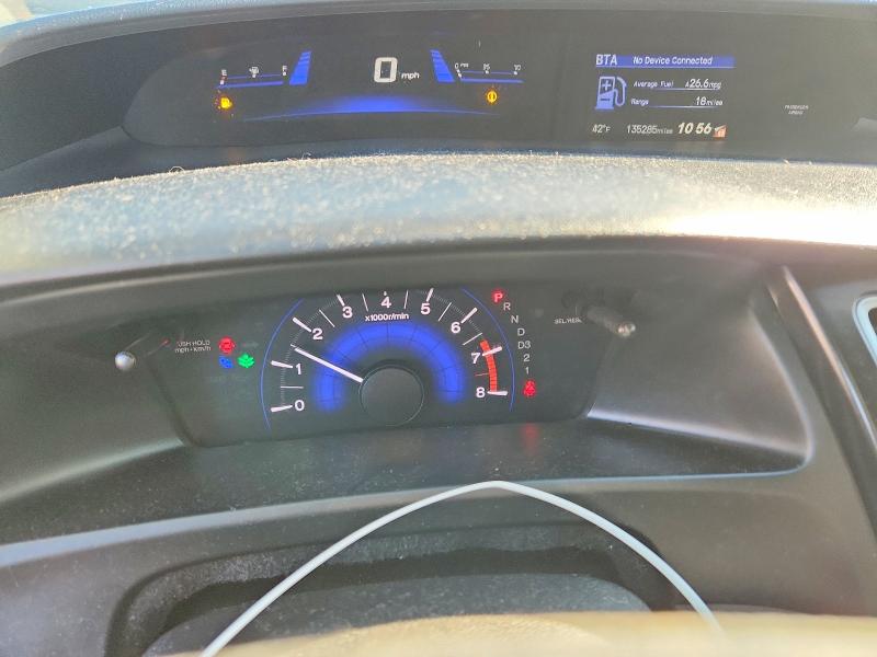 Photo 9 from auction – 2013 HONDA CIVIC EX with VIN 19XFB2F89DE272444