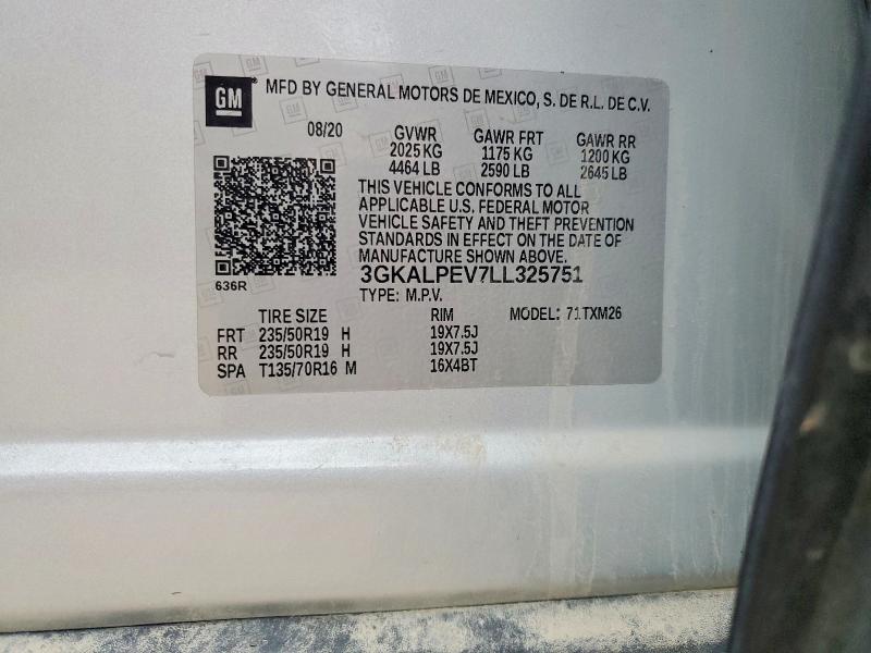 Photo 14 from auction – 2020 GMC TERRAIN with VIN 3GKALPEV7LL325751