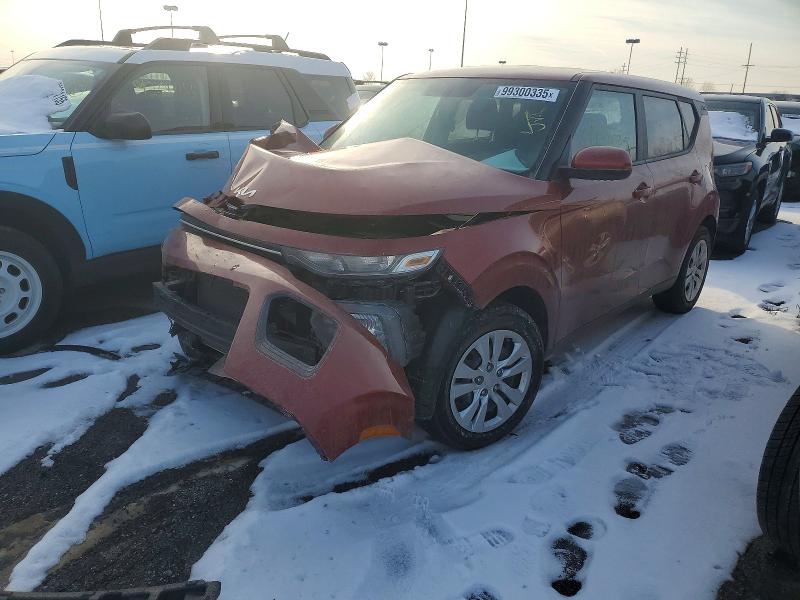 KIA SOUL LX 2022 with VIN KNDJ23AU7N7820110 - Photo from auction