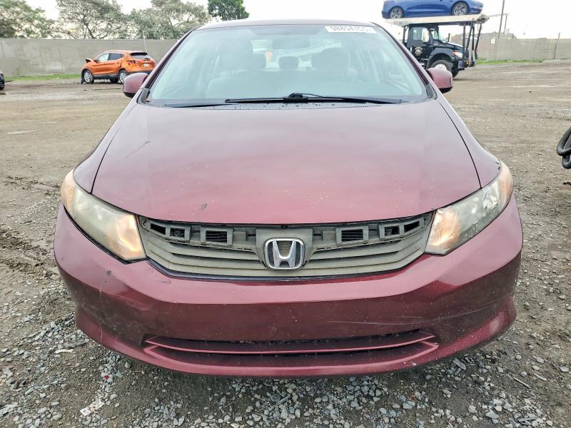 Photo 5 from auction – 2012 HONDA CIVIC LX with VIN 19XFB2F57CE038615