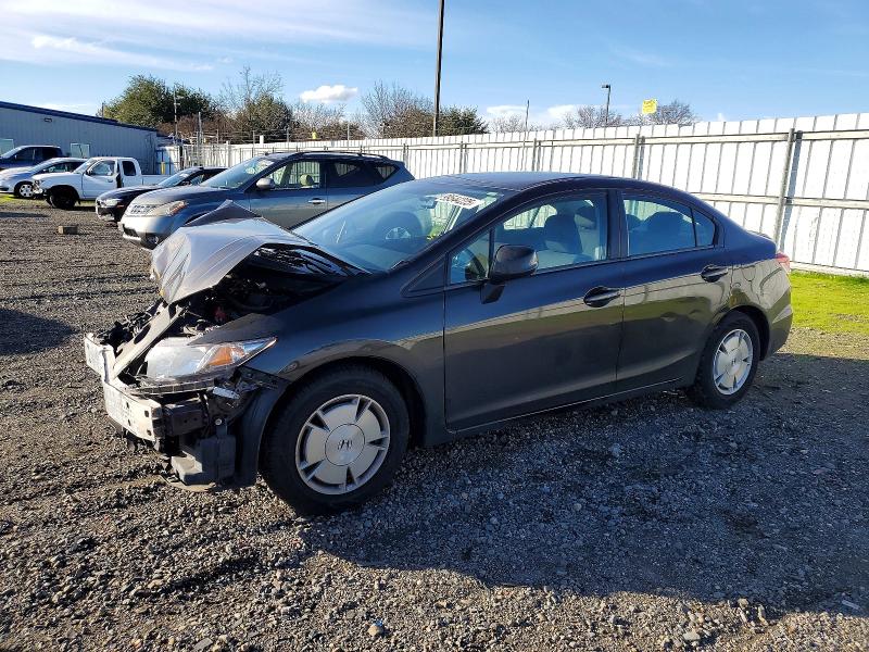 HONDA CIVIC HF 2013 with VIN 2HGFB2F60DH552306 - Photo from auction