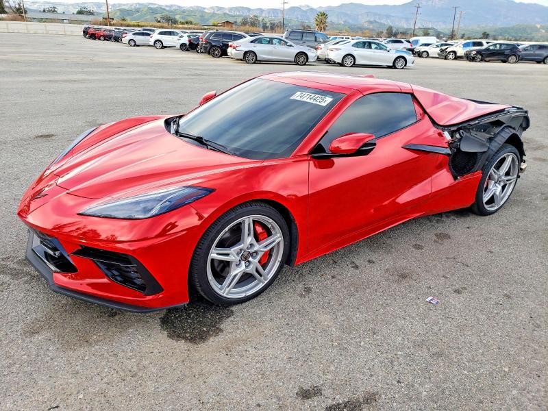 CHEVROLET CORVETTE 2021 with VIN 1G1YB3D41M5119303 - Photo from auction