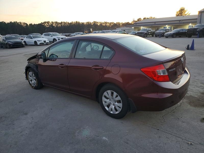 Zdjęcie 2 z aukcji – 2012 HONDA CIVIC LX z VIN 2HGFB2F53CH558557