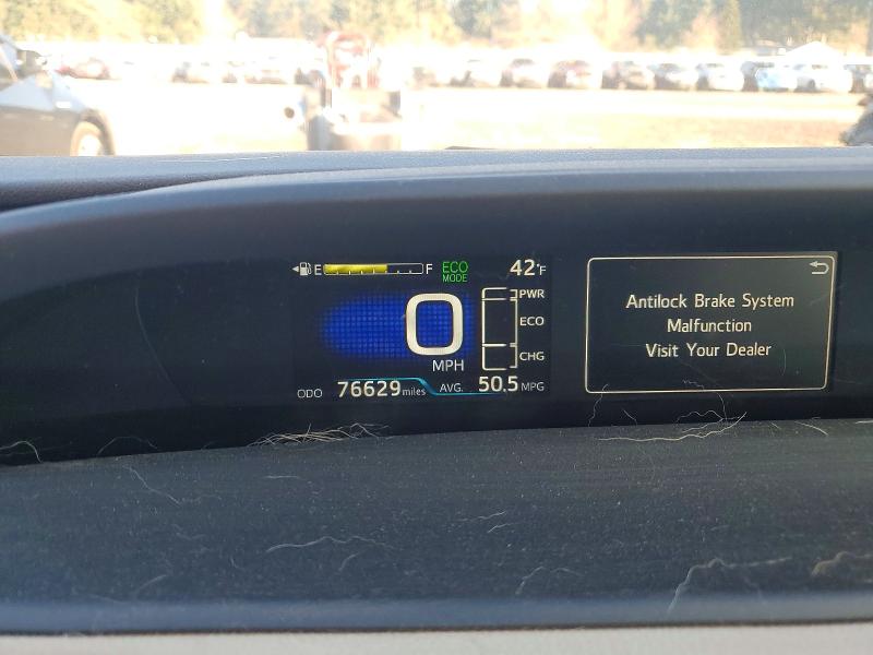 Photo 9 from auction – 2017 TOYOTA PRIUS with VIN JTDKBRFU5H3544697