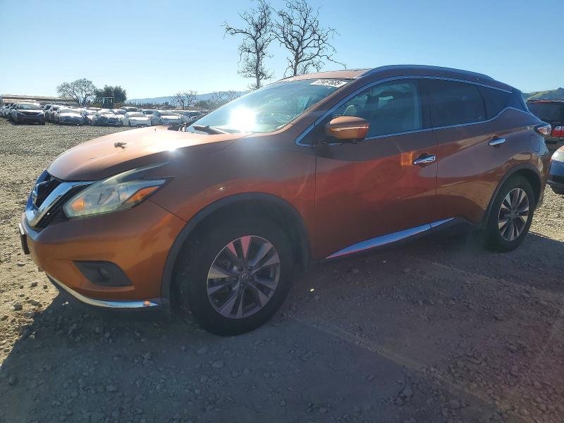NISSAN MURANO 2015 with VIN 5N1AZ2MG0FN228441 - Photo from auction