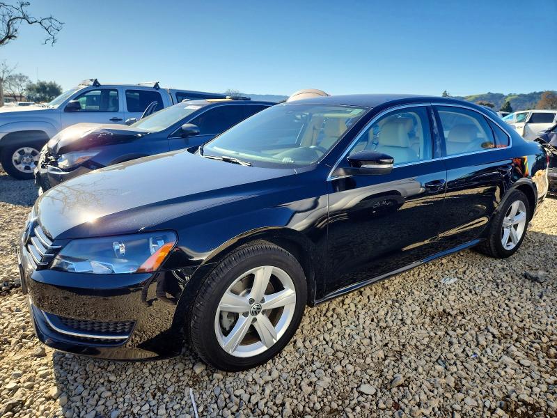 VOLKSWAGEN PASSAT SE 2013 with VIN 1VWBP7A35DC014287 - Photo from auction