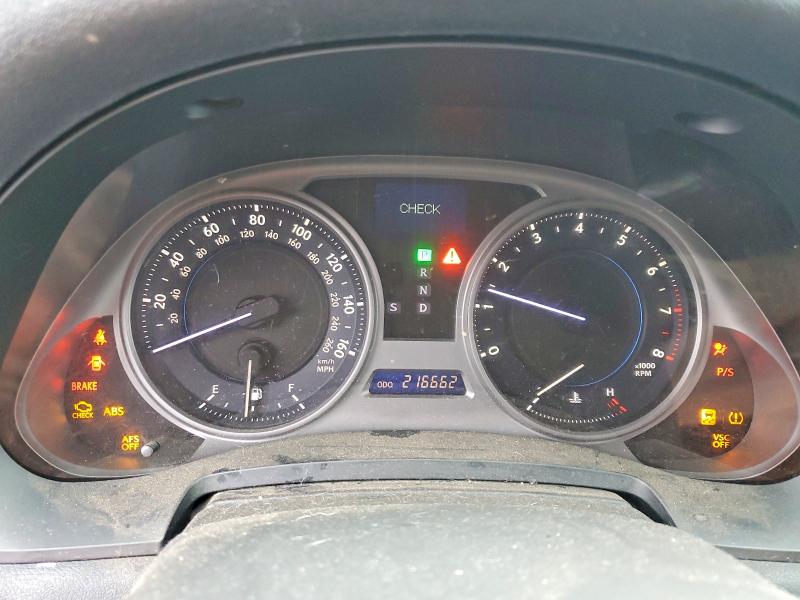 Photo 9 from auction – 2008 LEXUS IS 250 with VIN JTHBK262385056373