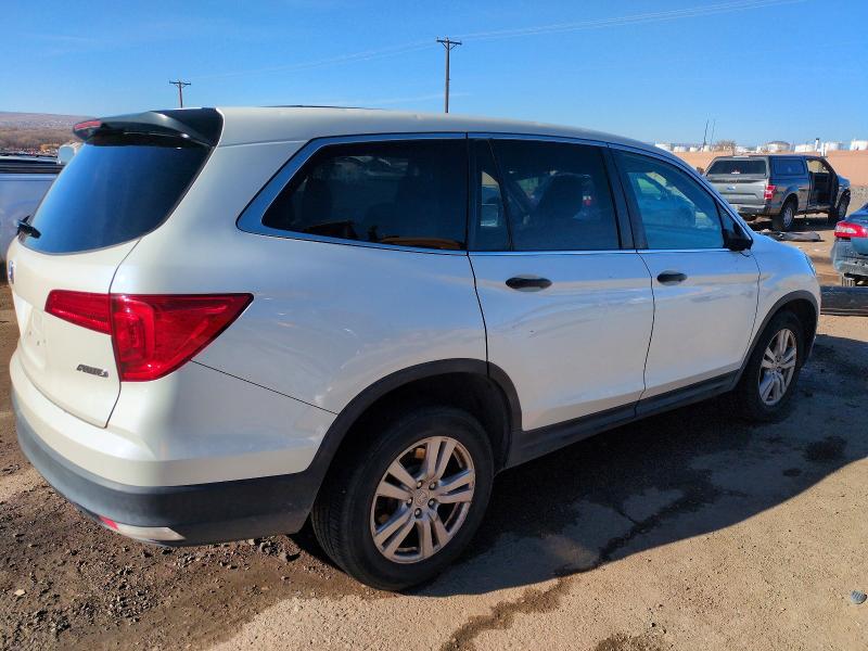 Photo 3 from auction – 2017 HONDA PILOT LX with VIN 5FNYF6H1XHB099229