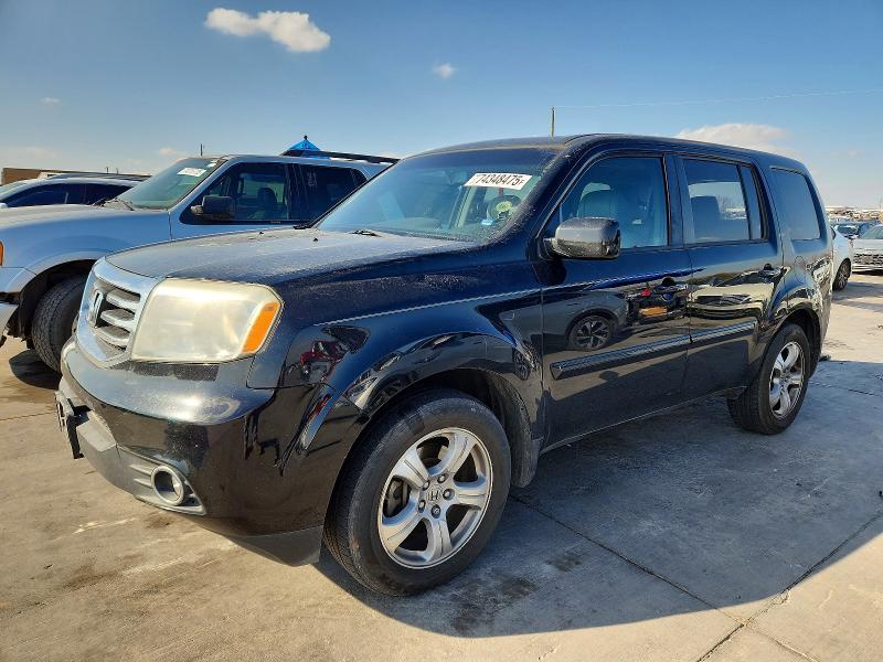 HONDA PILOT 2012 with VIN 5FNYF3H73CB002285 - Photo from auction