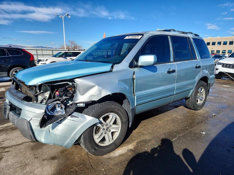 HONDA PILOT EX 2003 with VIN 2HKYF18403H587578 - Photo from auction