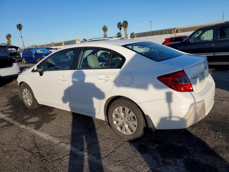 Photo 2 from auction – 2012 HONDA CIVIC LX with VIN 19XFB2F56CE300933