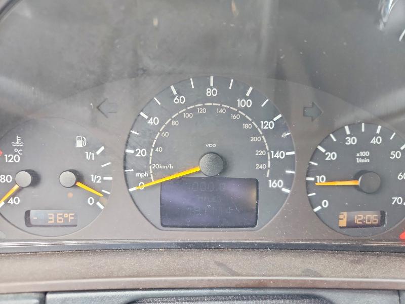 Photo 9 from auction – 2001 MERCEDES-BENZ E with VIN WDBJF70J21X061541