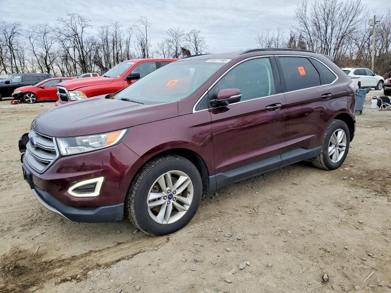 FORD EDGE SEL 2017 with VIN 2FMPK4J81HBC48056 - Photo from auction