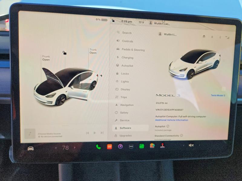 Photo 9 from auction – 2023 TESLA MODEL 3 with VIN 5YJ3E1EA1PF408587