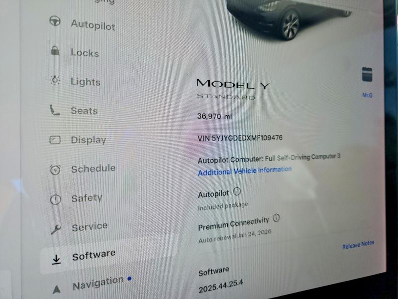 Photo 9 from auction – 2021 TESLA MODEL Y with VIN 5YJYGDEDXMF109476