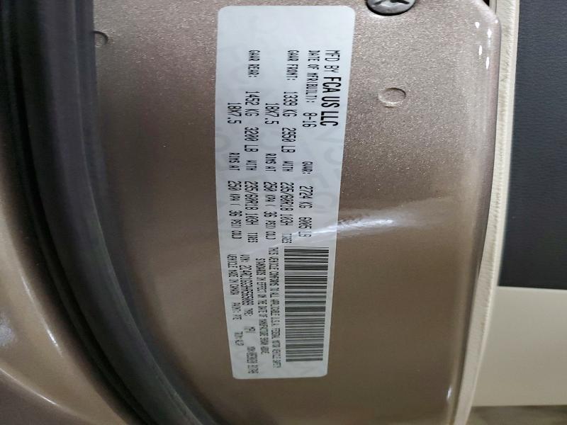 Photo 14 from auction – 2017 CHRYSLER PACIFICA with VIN 2C4RC1GG3HR565089