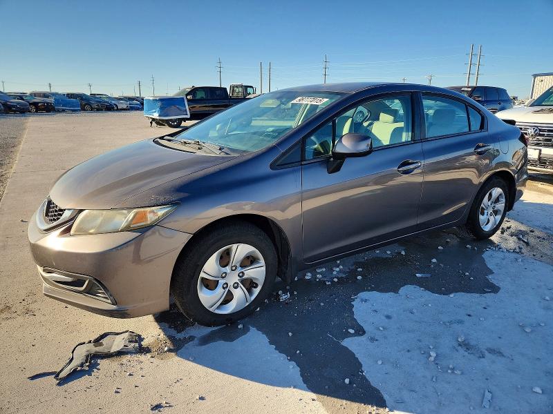 HONDA CIVIC LX 2013 with VIN 19XFB2F50DE012648 - Photo from auction