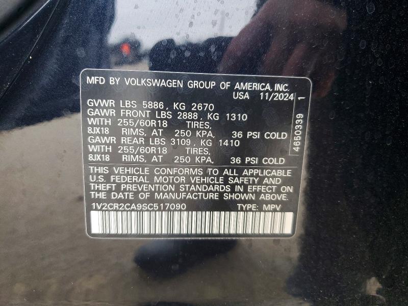 Photo 14 from auction – 2025 VOLKSWAGEN ATLAS PEAK with VIN 1V2CR2CA9SC517090