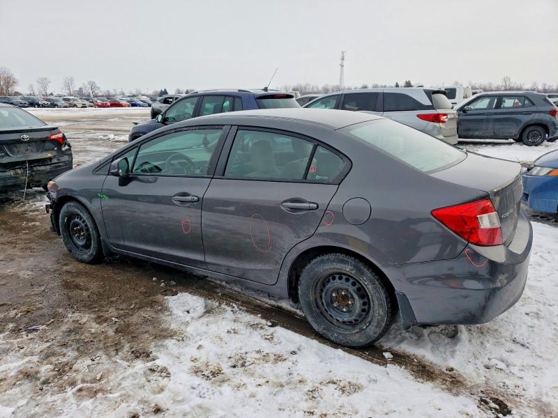 Photo 2 from auction – 2012 HONDA CIVIC LX with VIN 2HGFB2F41CH053883